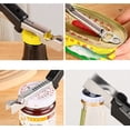 thumbnail image 3 of 1-Pack Stainless Steel Adjustable Can Opener – Professional Manual Jar & Bottle Lid Opener for Kitchen Convenience TIKA, 3 of 8