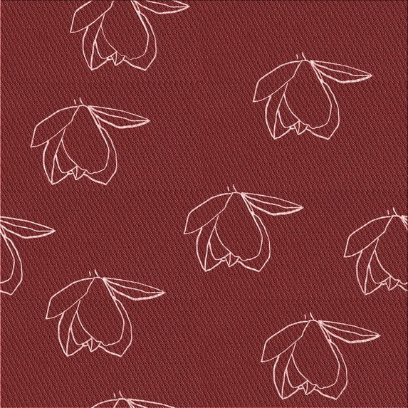 Ahgly Company Machine Washable Indoor Square Transitional Cranberry Red Area Rugs, 4' Square