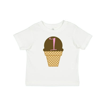 

Inktastic 1st Birthday Ice Cream Gift Baby Boy or Baby Girl T-Shirt