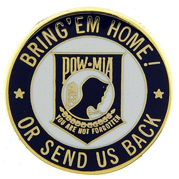 Eagle Emblems P15214 Pin - Pow Mia, Bring EM, Home - 1 in.