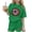 Green, variant on Zynoxe Girls and Boys 2-Piece Outfit Sets Casual Round Neck Short Sleeve 4th of July Tops and Shorts Soft Breathable Loose Summer Outfits White 3 Years