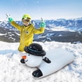 thumbnail image 4 of Agiferg PVC Cold-resistant And Wear-resistant Material Inflatable Snowboard Snowman Ski Ring Christmas Sleigh Ski, 4 of 9
