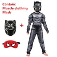 thumbnail image 3 of Disfraz de Hulk, Spiderman, Iron Man, Venom y Deadpool para niños de 4 a 12 años, máscaras, escudos y guantes de los Vengadores, regalos de fantasía para cosplay, 3 of 5