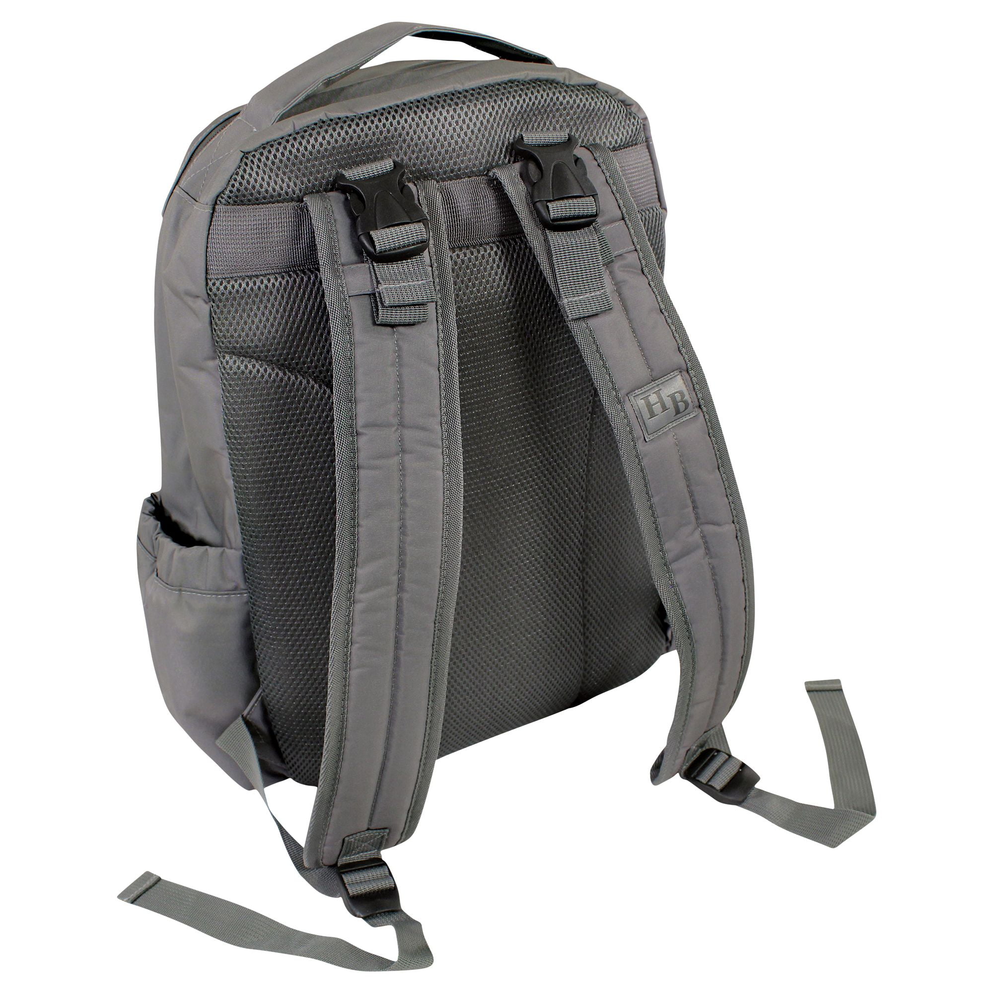 Hudson Baby Premium Diaper Bag Backpack and Changing Pad, Charcoal, One Size