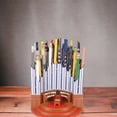 thumbnail image 2 of Pipe Organ Pen Pencil Holder,Resin Music Pipe Organ Pen Container Holder Pencil Cup For Office Desk,Funny Pen Holder Desktop Decoration Gold, 2 of 7