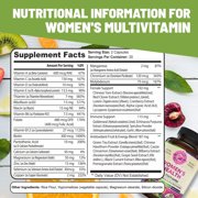 Womens Daily Multivitamin and Multimineral Supplement, Made for Women.