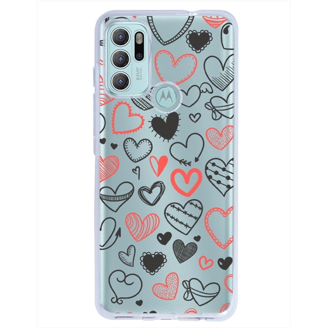 Funda para Motorola Moto G60s InstaCase Corazones Lienas Love Collection