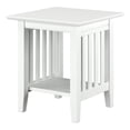 thumbnail image 2 of AFI Mission Solid Wood Contemporary End Table in White, 2 of 7