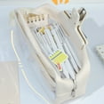 thumbnail image 3 of Étui à Crayons Sac à Stylos Transparent Étui Marqueur Pochette Multifonction Organisateur Boîte Transparente, 3 of 5