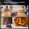 thumbnail image 7 of Tianle Magnetic Mobile Phone Case for Samsung Galaxy Z Fold 4 5G,Rotating Folding Stand Shockproof Phone Case Compatible with Samsung Galaxy Z Fold 4 (Purple), 7 of 7