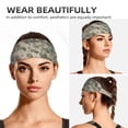 thumbnail image 6 of Unisex Army Digital Camouflage Sweatband Sports Headband For Running Cycling Yoga Workout Stretchy Hairband, 6 of 7