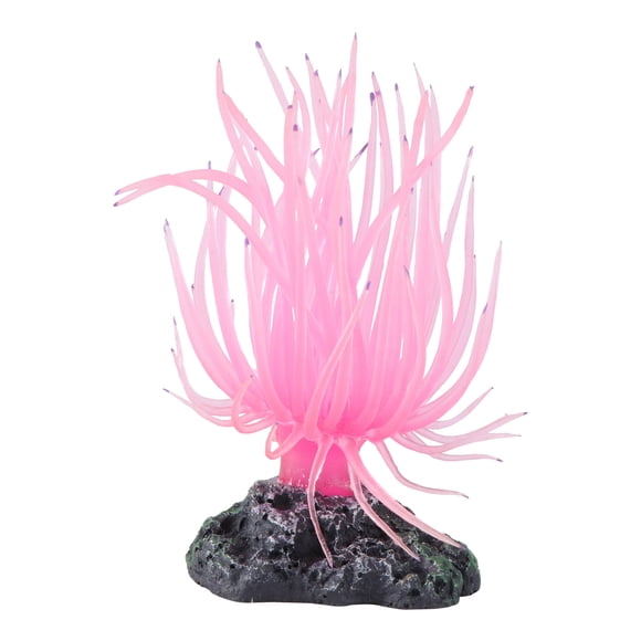 Artificial Coral Fish Tank Ornament Aquarium Decoration (Pink)