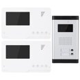 thumbnail image 2 of Kit de intercomunicador con timbre para puerta, vídeo TFT de 4,3 pulgadas, 1 cámara, 2 monitores, visión nocturna, Reino Unido, 110-240V, 2 of 10