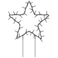 thumbnail image 4 of vidaXL Christmas Decoration with Spikes Outdoor Holiday Light Ornament Star, 4 of 11