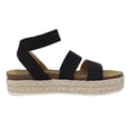 thumbnail image 4 of YOKI CHIARA-10 Women's Elastic Strappy Platform Espadrille Sandal With Ankle Strap, 4 of 4