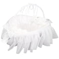 thumbnail image 3 of Flower Basket, Foldable Handle Petals Basket Exquisite  For Celebrations, 3 of 8