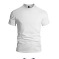 thumbnail image 5 of Vibrex Workout Shirts for Men Short Sleeve Athletic Tops Quick Dry Crew Neck T Shirt for Running Gym Workout Men's Sport Solid Color Base Shirt, 5 of 5