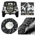 thumbnail image 4 of Life Is Better At Campsite Spare Tire Cover Waterproof Dust-Proof Universal Wheel Tire Covers Fit For Trailer, Rv, Suv Truck And Camper Accessories 14 Inch, 4 of 5