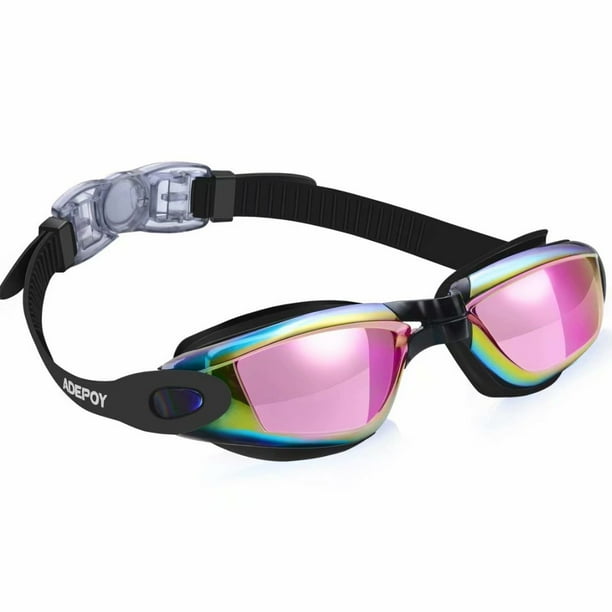 adepoy Swim Goggles, No Leaking Anti Fog UV Protection Swimming Goggles
