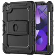 thumbnail image 1 of Funda TEKKU StandC uso rudo para iPad Air 5 Air 4 Pro 11 Negra A2589 A2316 A2324 A2325 A2072, 1 of 8