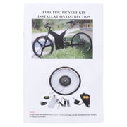 Miumaeov Electric Bike Conversion Kit Front Wheel Motor 350W E-Bike Kit 36V Hub Motor 20 Bicycle Controller with LCD Display Controller Brake