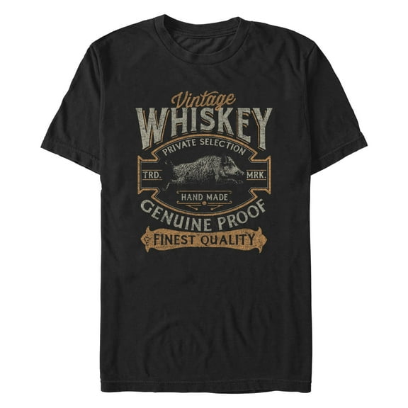 Men's Lost Gods Vintage Whiskey Logo Graphic T-Shirt