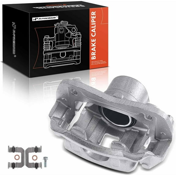 A-Premium Front Driver or Passenger Side Disc Brake Caliper Assembly Replacement for Kia Soul Optima Magentis Hyundai Elantra Sonata 2006-2013