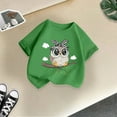 thumbnail image 4 of FINALGANG Girls Boys Cartoon Graphic CrewNeck TShirts Kids Short Sleeve Lightweight Casual Tees For Daily Wear Trendy Top, 4 of 4
