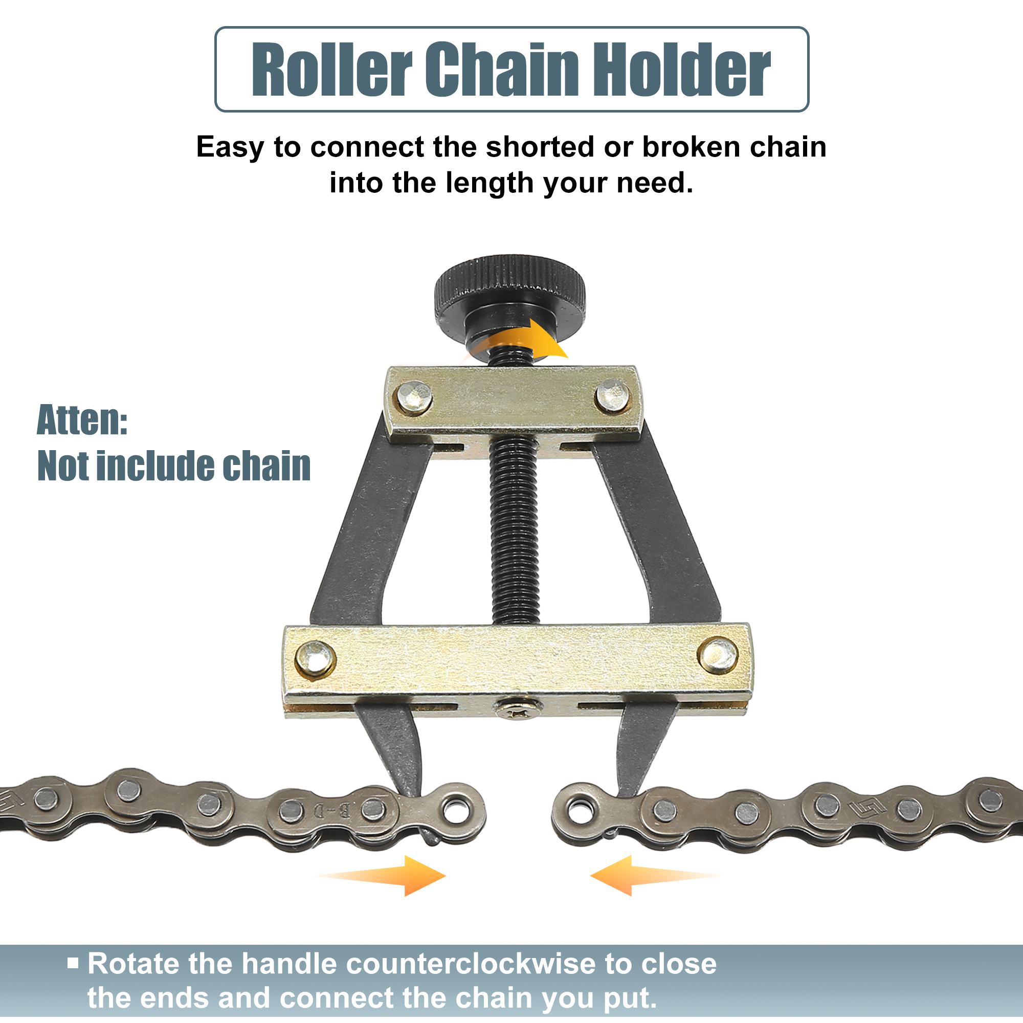 Universal Roller Chain Tool Kit – Breaker/Detacher For 25-60 Chain (Moto/ATV/Go-Kart)