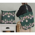 thumbnail image 5 of Soimoi Green Poly Georgette Fabric Flowerpecker & Floral Panel Print Fabric by Yard 42 Inch Wide, 5 of 5