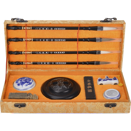 ZenBrush: Chinese Calligraphy Brush Set for Kanji, Sumi Water Writing, and Painting