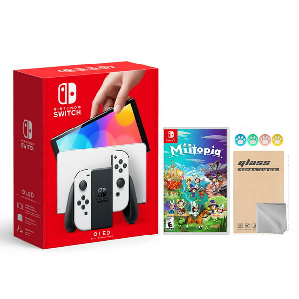 テレビ/映像機器 その他 Nintendo Switch -2021 New OLED Model White Joy Con 64GB Console 