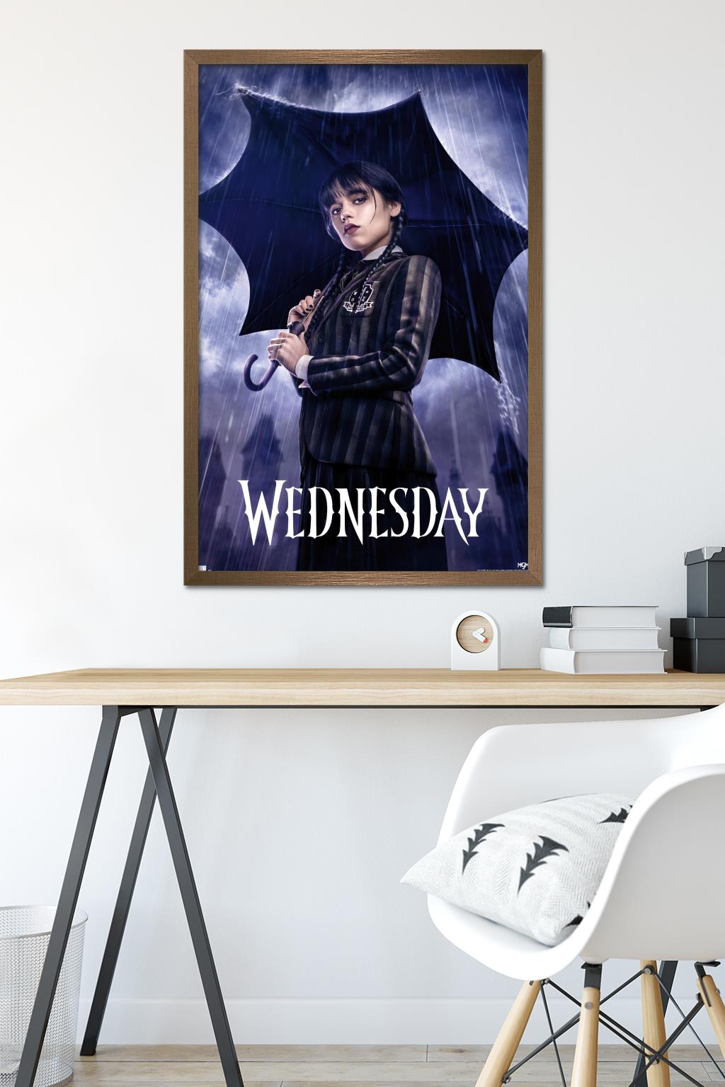 Wednesday - One Sheet Wall Poster, 22.375" x 34" Framed