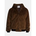 thumbnail image 5 of No Boundaries Fur Full Zip Hoodie Jacket, Men's Sizes XS-4XLT, 5 of 5