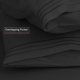 thumbnail image 5 of Nvzi Fundas de almohada de poliéster, tamaño estándar 20×35 pulgadas, transpirables y resistentes a las arrugas, 2 fundas negras para dormitorio, sala de estar y habitación de invitados., 5 of 5