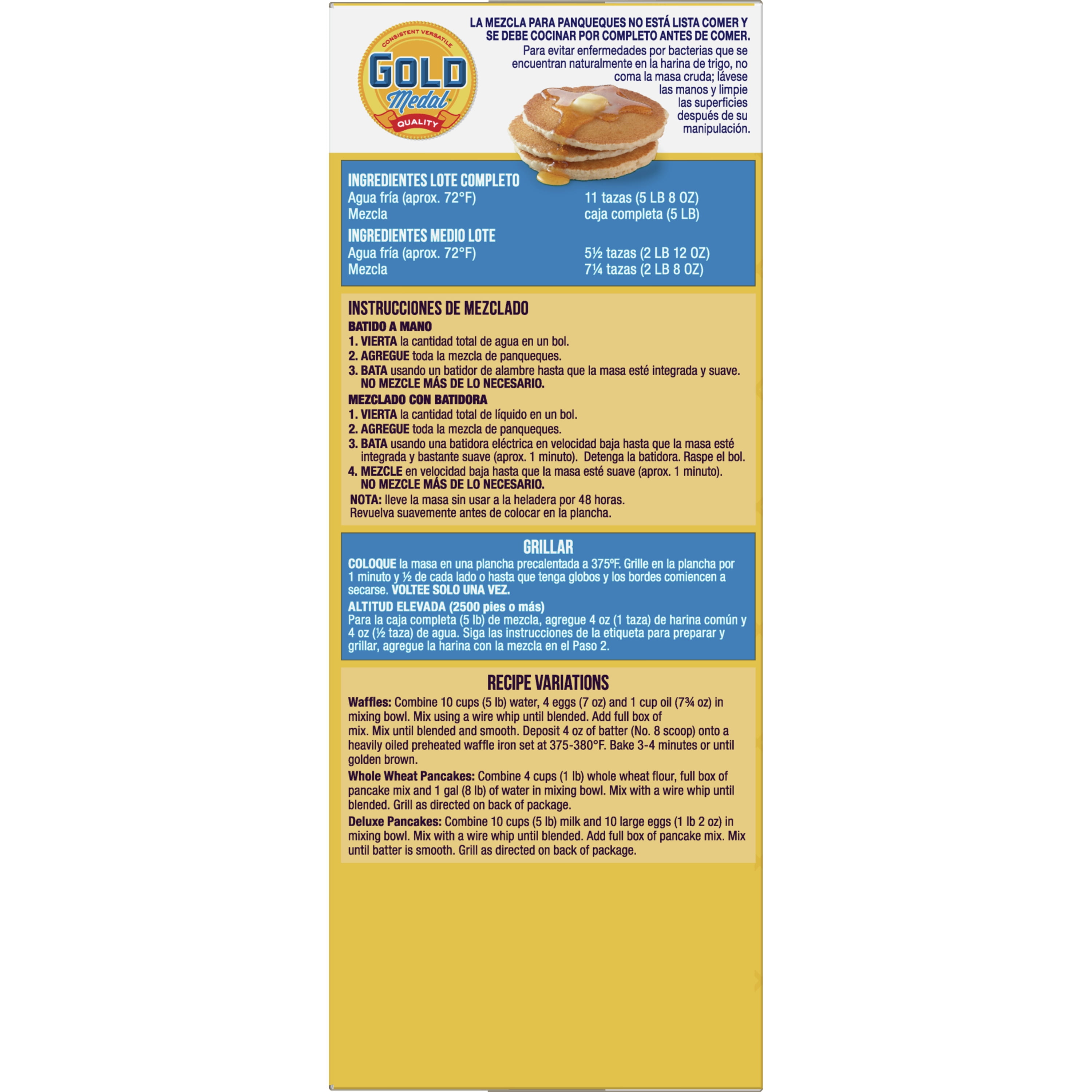 Gold Medal Complete Buttermilk Pancake Mix, 5 LB
