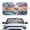 Dolphin Ocean, variant on Binienty 1 Piece Car Windshield Sun Shade Sea Turtle UV-Blocking Sun Visor Foldable Car Front Window Sun Protector Universal Automobile Interior Sun Protection
