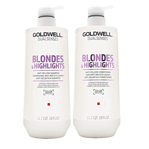 Goldwell Dual Senses Blondes and Highlights Conditioner and Shampoo Liter Duo