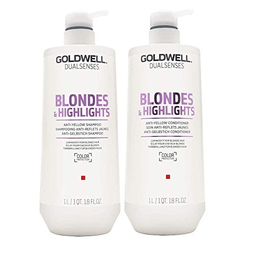 Goldwell Dual Senses Blondes and Highlights Conditioner and Shampoo Liter Duo