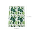 thumbnail image 5 of Waterproof Monstera Shower Curtain - Thick Fabric Bath Liner, Non-Slip Hooks, Leaf Pattern, for Bathtub & Bathroom, Mold-Resistant, 5 of 6