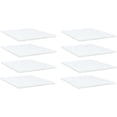 thumbnail image 2 of Set of 8 Replacement Bookshelf Panels, White 15.7"x19.7"x0.6", Engineered Wood, 2 of 5