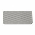 thumbnail image 1 of Abstract Computer Mouse Pad, Plaid Design Strokes with Geometric Details Vintage Feels, Rectangle Non-Slip Rubber Mousepad X-Large, 35" x 15" Gaming Size, Dimgray Pale Grey, by Ambesonne, 1 of 2