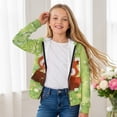thumbnail image 4 of chaqlin Red Panda Hoodies for Girls 8-10 Cute Full-Zip Hoodie Jacket Winter Long Sleeve Hooded Sweatshirt Kangaroo Pocket Full Zip Kids Sweater Top, 4 of 7