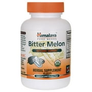 Himalaya Organic Bitter Melon / Karela for Balanced Blood Sugar Support, 660 mg, 60 Caplets