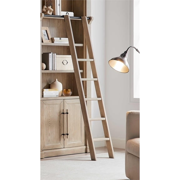 Martin Furniture Contemporary Decorative Wooden Ladder, Brown