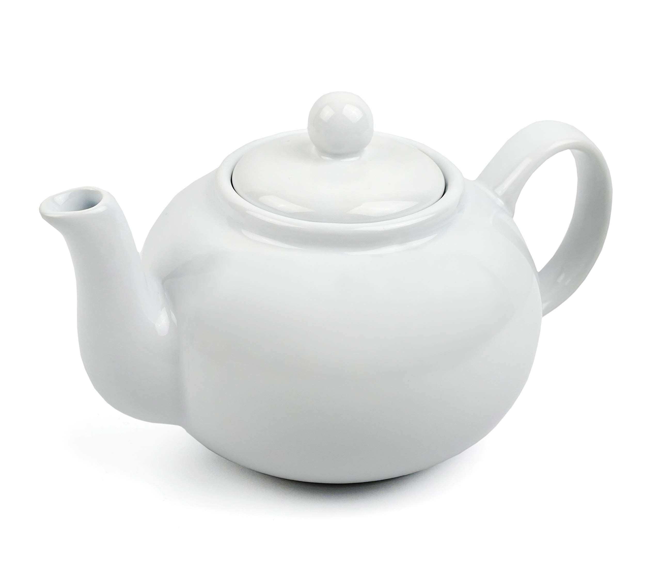 RSVP Chai 16ounce Teapot, White