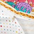 thumbnail image 4 of Erosebridal Pickleball Ice Crem Drip Duvet Cover Set, Waffle American Flag Bedding Full, Colorful Polka Dots Reversible, 1 Duvet Cover and 2 Pillowcases (No Comforter), 4 of 5