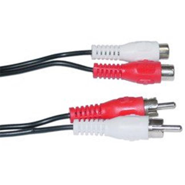 RCA Stereo Audio Extension Cable 2 RCA Male to 2 RCA Female 25 foot