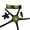 Yellow, variant on Soccer/Volleyball/Rugby Trainer, Football Kick Throw Solo Practice Training Aid Control Skills Adjustable Waist Belt for Kids Adults