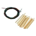 thumbnail image 1 of Riwcyla 6pcs Multicolored Nylon Classical Guitar Strings with 21pcs 2.2mm Width Brass Classical Guitar Fret Wire Set for Classical Guitar Strings Set Replacement, 1 of 4